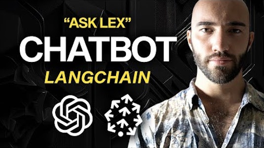 Free Course: Lex Fridman Podcast Chatbot with LangChain Agents + GPT 3.5  from James Briggs